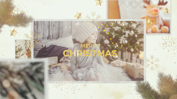 Videohive Christmas Slideshow Special Memories Elements template preview
