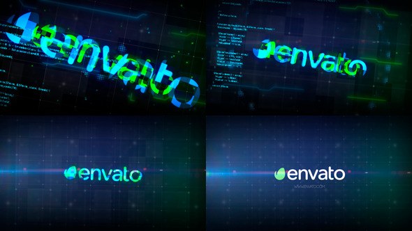 Videohive Short Tech Logo Logo Stings template preview