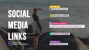 Videohive Social Networks Links Elements template preview