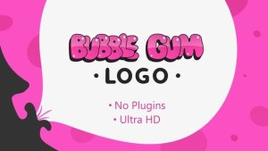 Videohive Bubble Gum Logo Logo Stings template preview