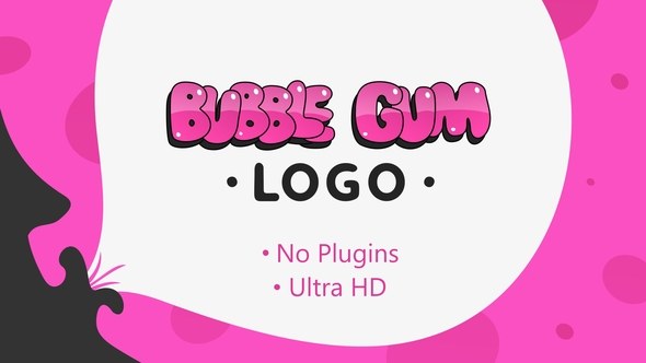 Videohive Bubble Gum Logo Logo Stings template preview