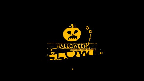 Videohive Halloween Titles 47408922 Titles template preview