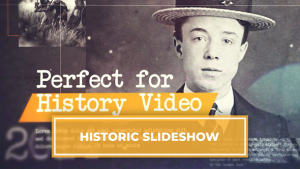 Videohive Historic Slideshow Video Displays template preview