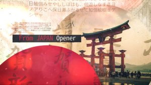 Videohive From Japan Opener Openers template preview