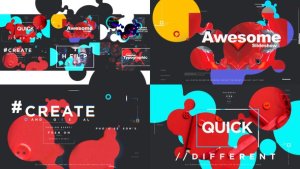 Videohive Colorful Typographic Promo Openers template preview