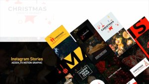 Videohive Christmas Instagram Stories 29613224 Video Displays template preview