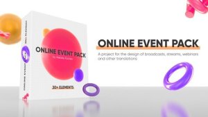 Videohive Online Event Pack / Webinar / Online Conference Broadcast-packages template preview