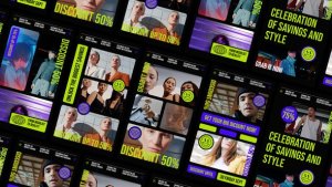 Videohive Black Friday Promotion Story Elements template preview