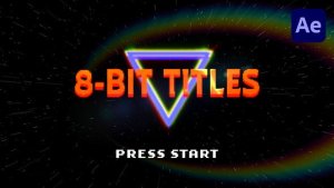 Videohive 8-Bit Titles 57143523 Titles template preview