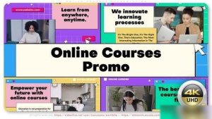 Videohive Online Courses Presentation Openers template preview