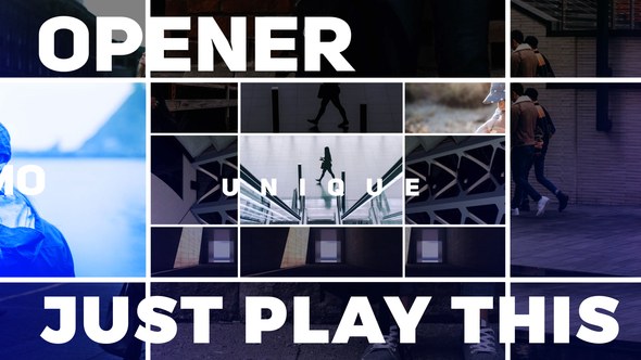 Videohive Dynamic Perspective // Rhythmic Slideshow Openers template preview