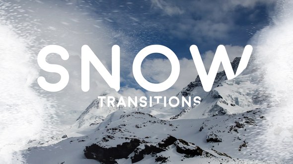 Videohive Snow Transitions for After Effects Elements template preview