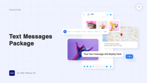 Videohive Text Messages Package Elements template preview