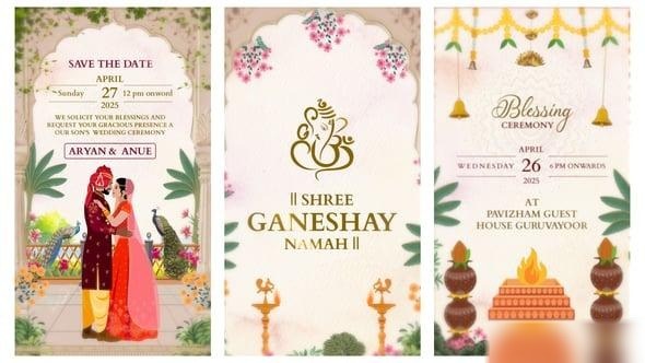 Videohive Indian Wedding Invitation | After Effect Templates 56282027 Openers template preview
