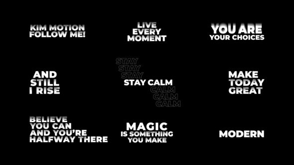 Videohive Titles | After Effects 55545641 Titles template preview