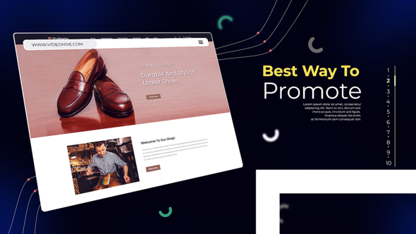 Videohive Web Promo Bold Line Style Broadcast-packages template preview