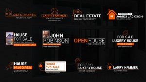 Videohive Real Estate Titles 45570314 Elements template preview