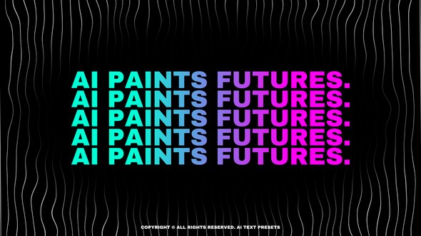Videohive AI Text Presets 59917761 Titles template preview