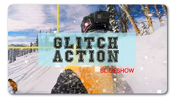 Videohive Glitch Action Slideshow Openers template preview