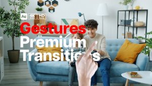 Videohive Premium Transitions Gestures Elements template preview