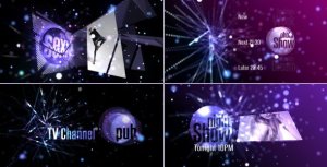 Broadcast Design-Entertainment TV Channel ID Pack Video Displays template preview