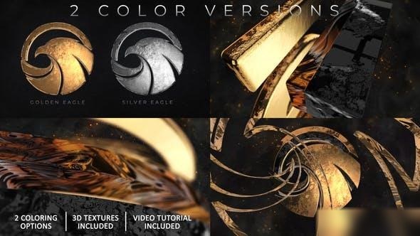 Videohive Epic Gold And Silver Logo Reveal Logo Stings template preview