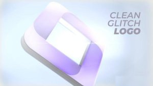 Videohive Clean Glitch Logo 44705087 Logo Stings template preview