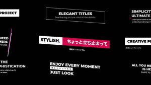 Videohive Minimal Titles 35960738 Titles template preview