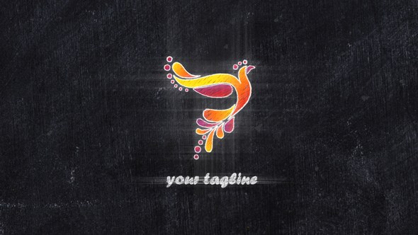 Videohive Chalk Drawing Logo Logo Stings template preview