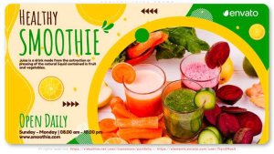Videohive Healthy Juice Promo Product Promo template preview