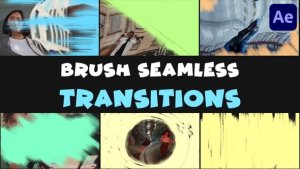 Videohive Seamless Brush Transitions | After Effects Elements template preview