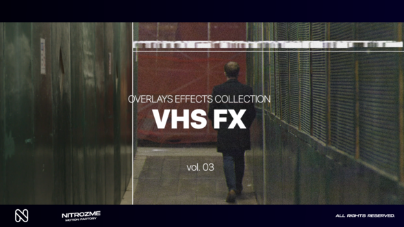 Videohive VHS Effects Overlays Collection Vol. 03 Elements template preview