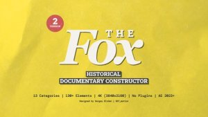 Videohive The Fox | Historical Documentary Constructor Broadcast-packages template preview