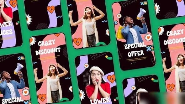 Videohive Fashion Sale Instagram Story Product Promo template preview