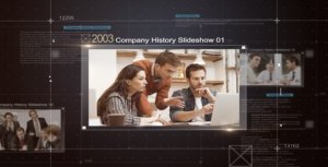 Videohive Company History Slideshow Video Displays template preview