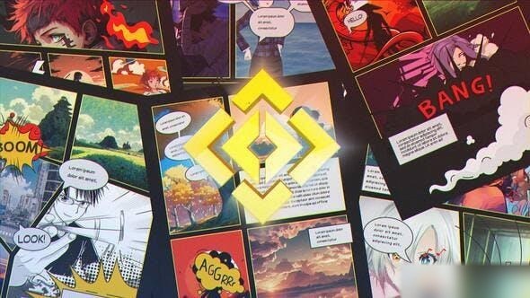Videohive Comic Magazine Intro Openers template preview