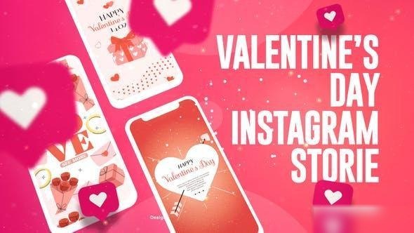 Videohive Valentines Day Storie Openers template preview