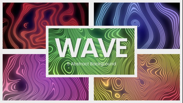 Videohive Wave Background Elements template preview