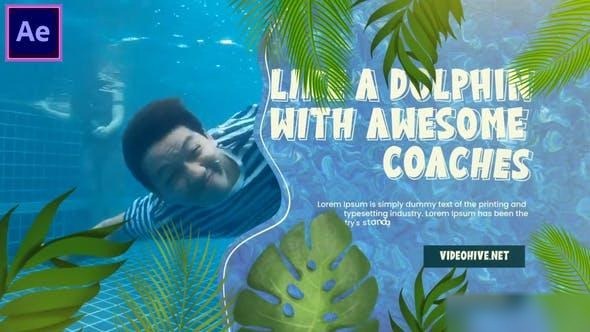 Videohive Swimming Pool Promo Opener Openers template preview