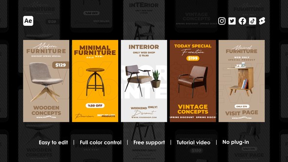 Videohive Online Shopping Instagram Reels 44660967 Product Promo template preview
