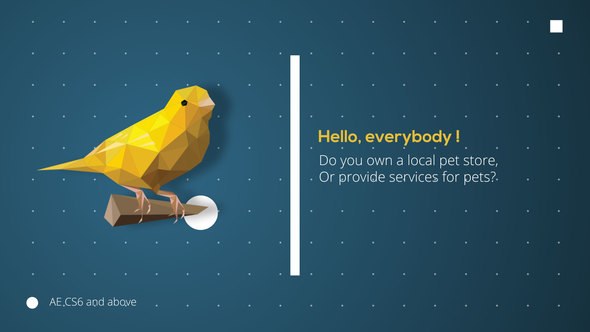Videohive Pets Logo Reveal Logo Stings template preview