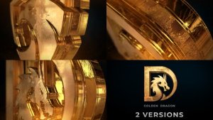 Videohive Gold Logo Reveal 33121350 Logo Stings template preview