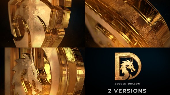Videohive Gold Logo Reveal 33121350 Logo Stings template preview