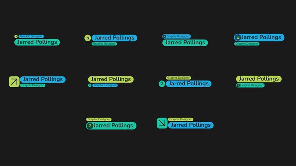 Videohive Responsive Lower Third Elements template preview