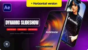 Videohive Vertical Dynamic Slideshow Openers template preview