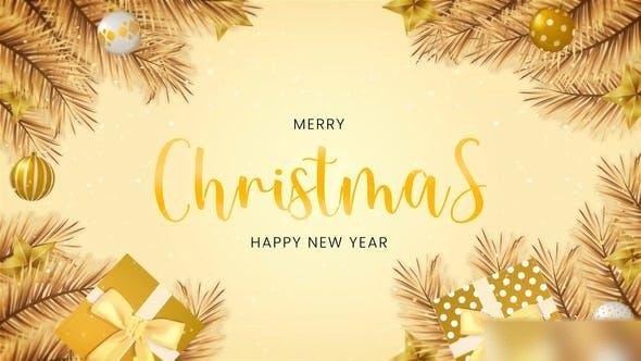 Videohive Merry Christmas Ident 41962298 Openers template preview