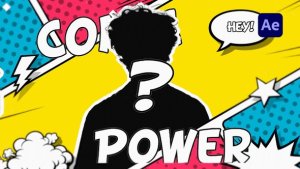 Comic Style Hero Reveal Openers template preview