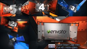 Videohive Count Down Logo Intro Elements template preview