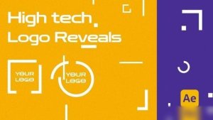 Videohive High tech Logo Reveals Logo Stings template preview