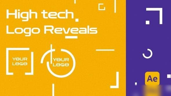 Videohive High tech Logo Reveals Logo Stings template preview